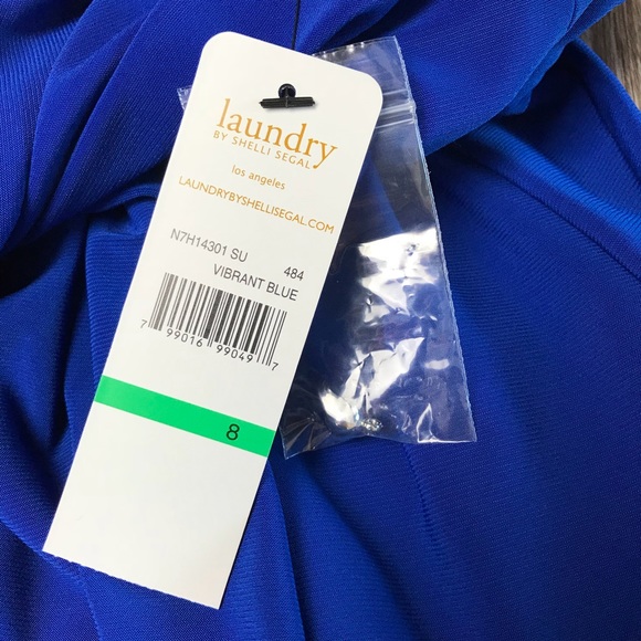 NWT Laundry by Shelli Segal Halter Jersey Dress - Picture 5 of 8